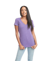 Next Level Women's Deep V-Neck T-Shirt