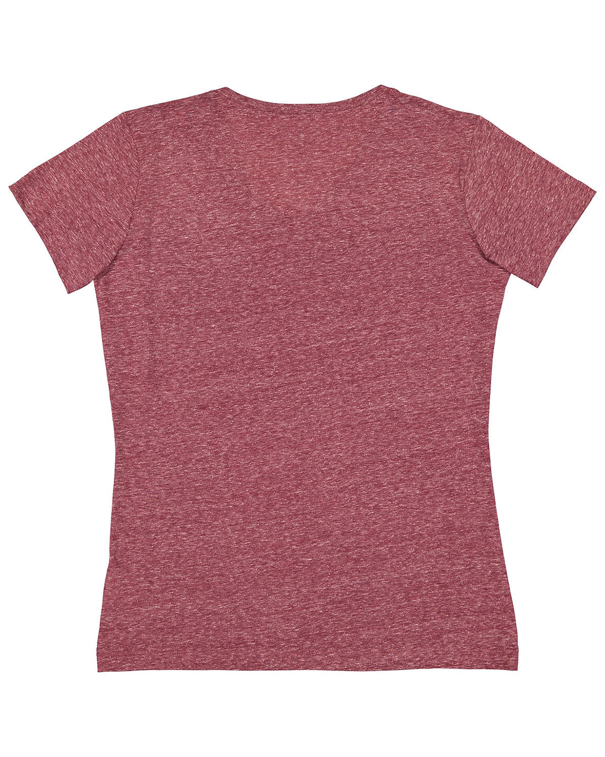 LAT Ladies' V-Neck Harborside Melange Jersey T-Shirt LAT