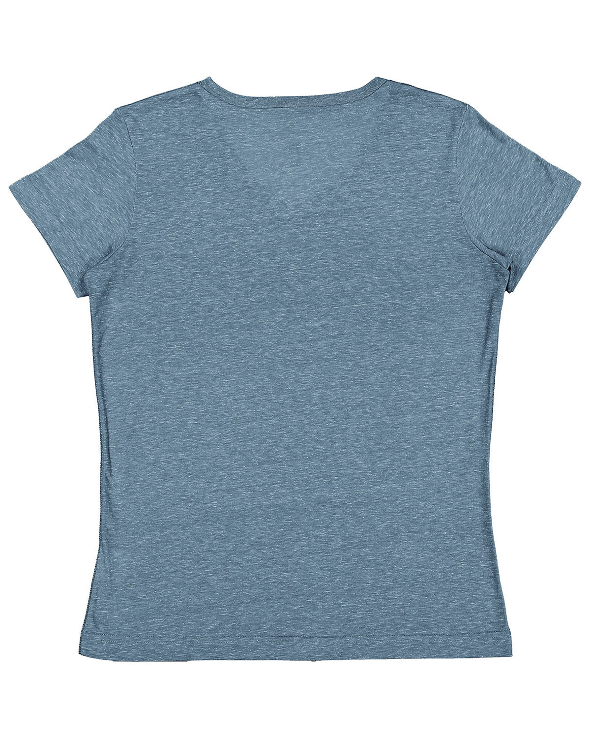 LAT Ladies' V-Neck Harborside Melange Jersey T-Shirt LAT