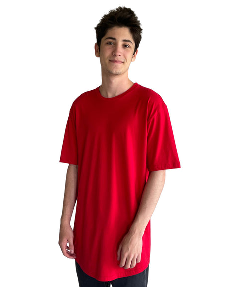 Next Level Apparel Men's Cotton Long Body Crew Next Level Apparel