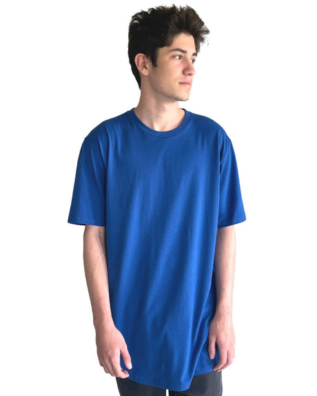 Next Level Apparel Men's Cotton Long Body Crew Next Level Apparel