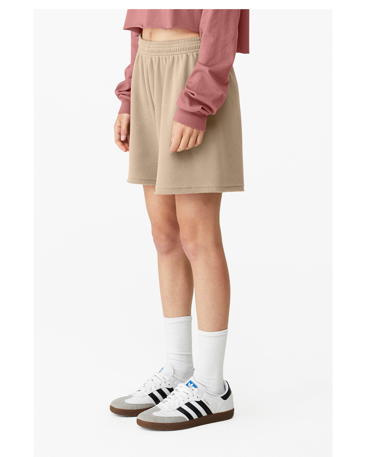 BELLA + CANVAS Ladies' Cutoff Sweat Short