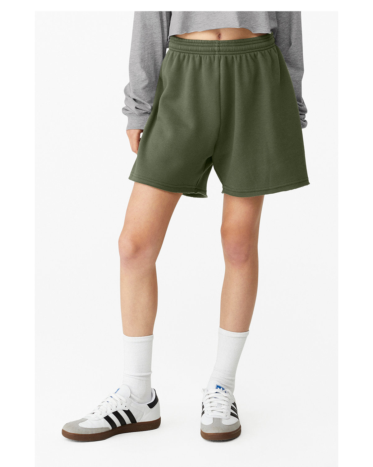 BELLA + CANVAS Ladies' Cutoff Sweat Short