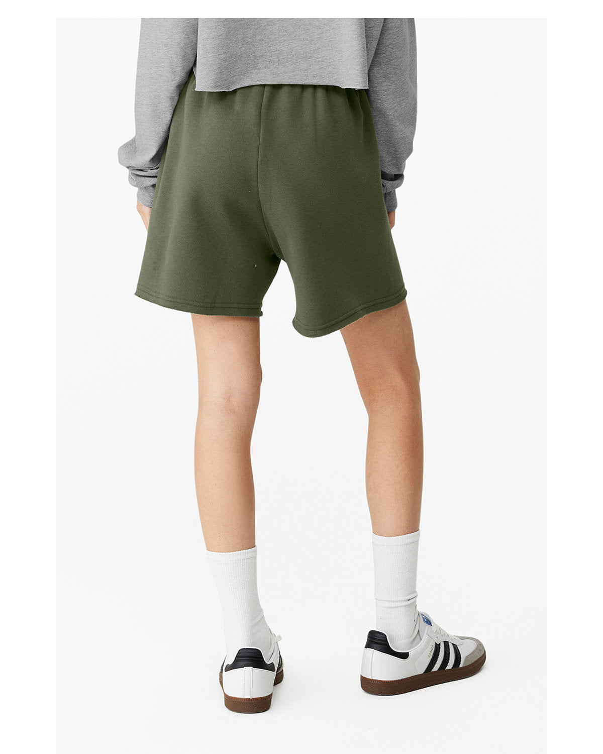 BELLA + CANVAS Ladies' Cutoff Sweat Short