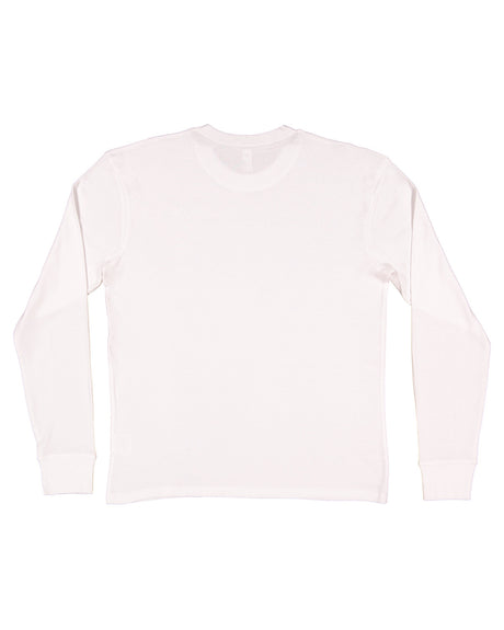 LAT Women's Baby Rib Pajama Long Sleeve Top LAT