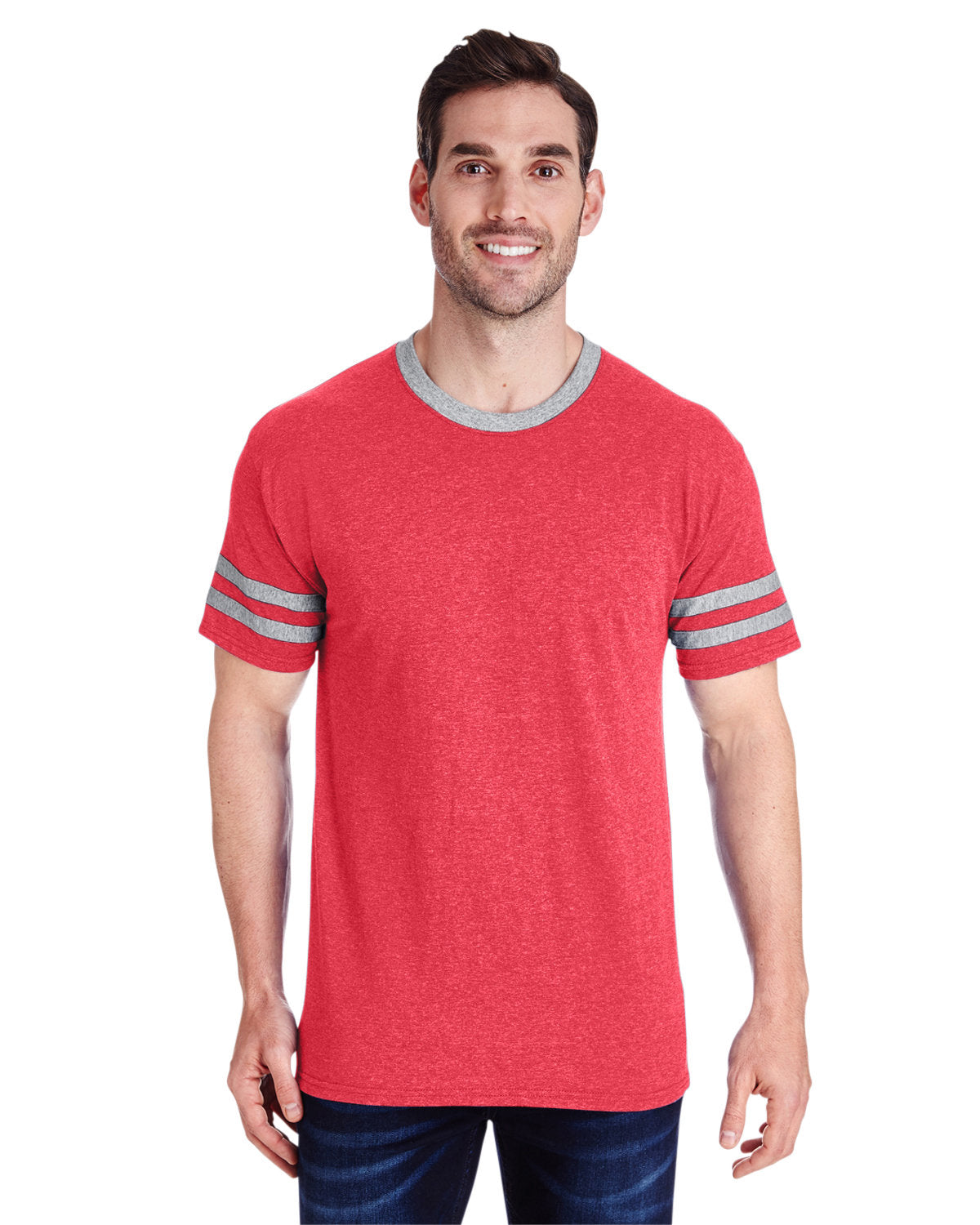 JERZEES Triblend Varsity Ringer T-Shirt