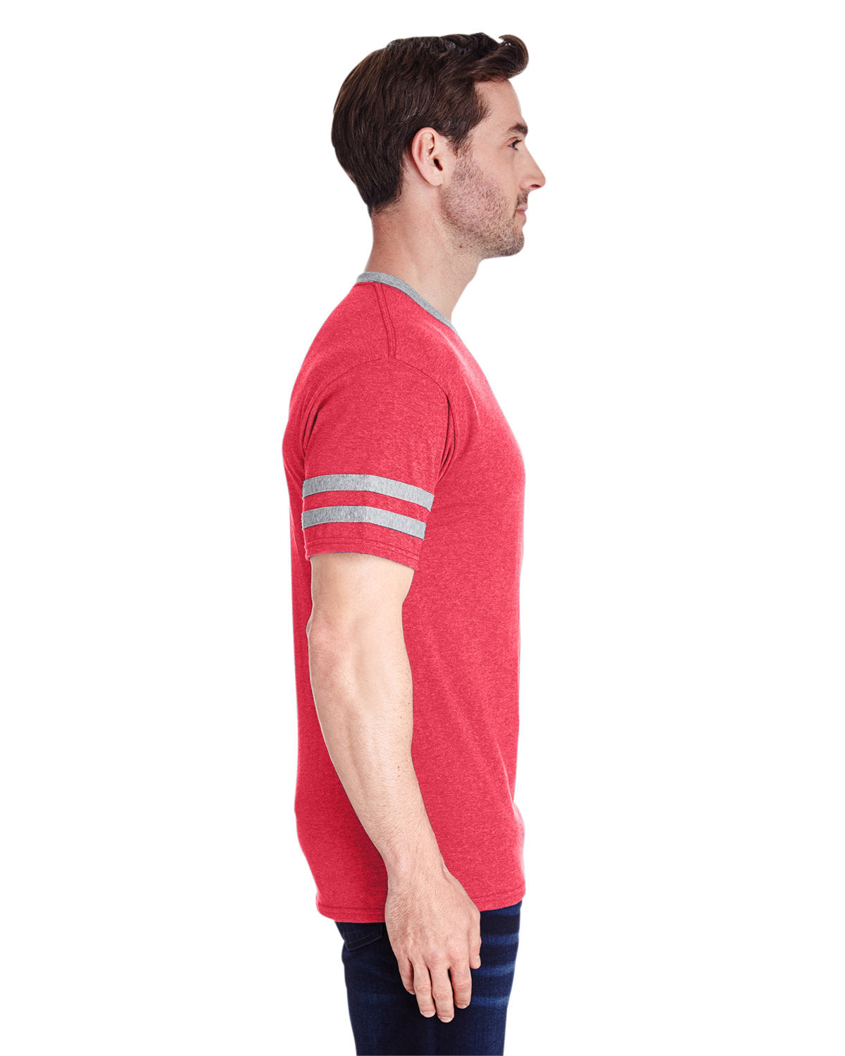 JERZEES Triblend Varsity Ringer T-Shirt