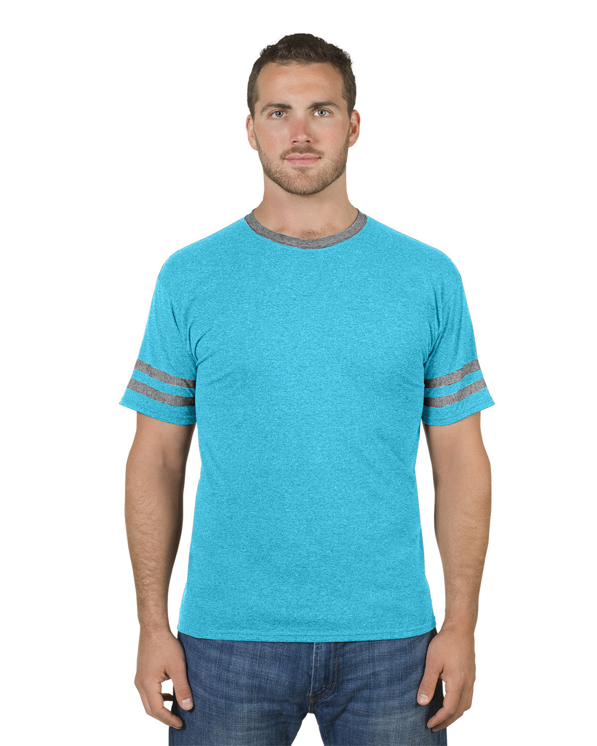 JERZEES Triblend Varsity Ringer T-Shirt