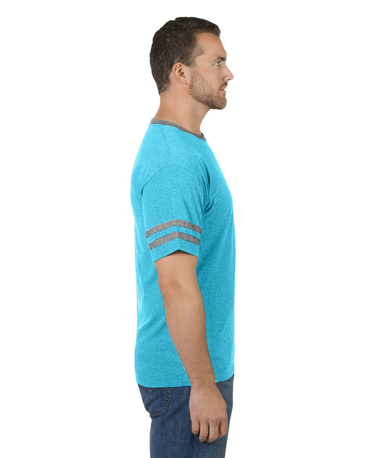 JERZEES Triblend Varsity Ringer T-Shirt
