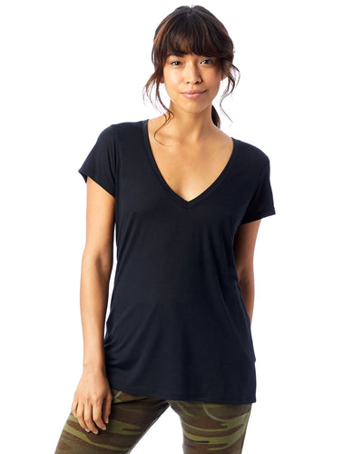 Alternative Ladies' Slinky-Jersey V-Neck T-Shirt