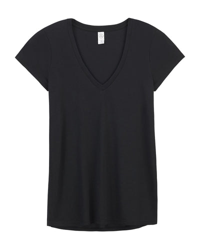 Alternative Ladies' Slinky-Jersey V-Neck T-Shirt
