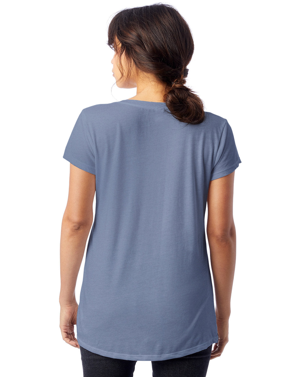 Alternative Ladies' Slinky-Jersey V-Neck T-Shirt Alternative