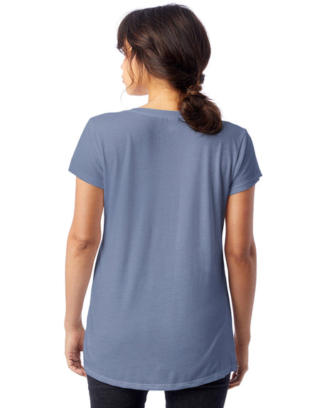 Alternative Ladies' Slinky-Jersey V-Neck T-Shirt Alternative