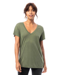 Alternative Ladies' Slinky-Jersey V-Neck T-Shirt Alternative