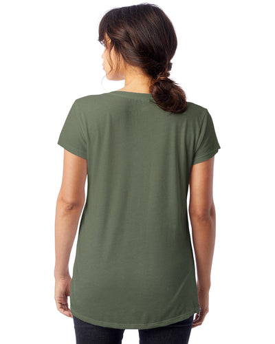 Alternative Ladies' Slinky-Jersey V-Neck T-Shirt