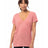 Alternative Ladies' Slinky-Jersey V-Neck T-Shirt Alternative