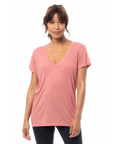 Alternative Ladies' Slinky-Jersey V-Neck T-Shirt