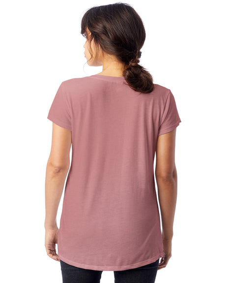 Alternative Ladies' Slinky-Jersey V-Neck T-Shirt Alternative