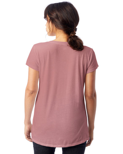 Alternative Ladies' Slinky-Jersey V-Neck T-Shirt