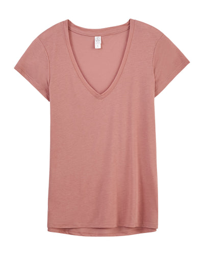 Alternative Ladies' Slinky-Jersey V-Neck T-Shirt