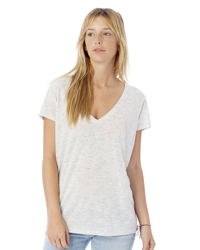 Alternative Ladies' Slinky-Jersey V-Neck T-Shirt