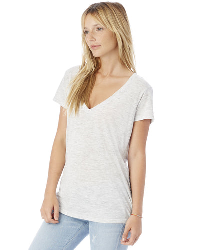 Alternative Ladies' Slinky-Jersey V-Neck T-Shirt