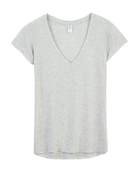 Alternative Ladies' Slinky-Jersey V-Neck T-Shirt Alternative