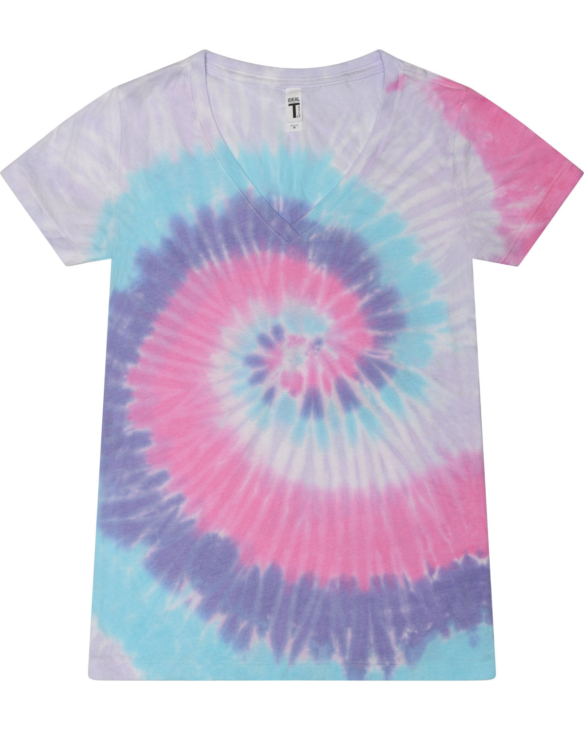 Tie-Dye Ladies' V-Neck T-Shirt Tie-Dye