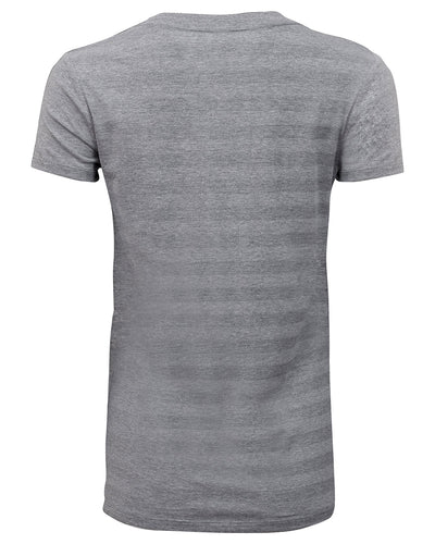 Threadfast Apparel Ladies' Invisible Stripe V-Neck T-Shirt