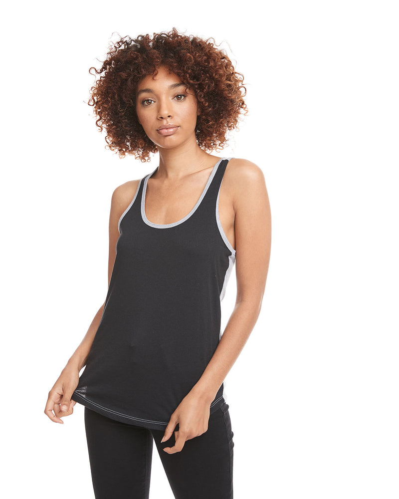 Next Level Ladies Ideal Colorblock Racerback Tank
