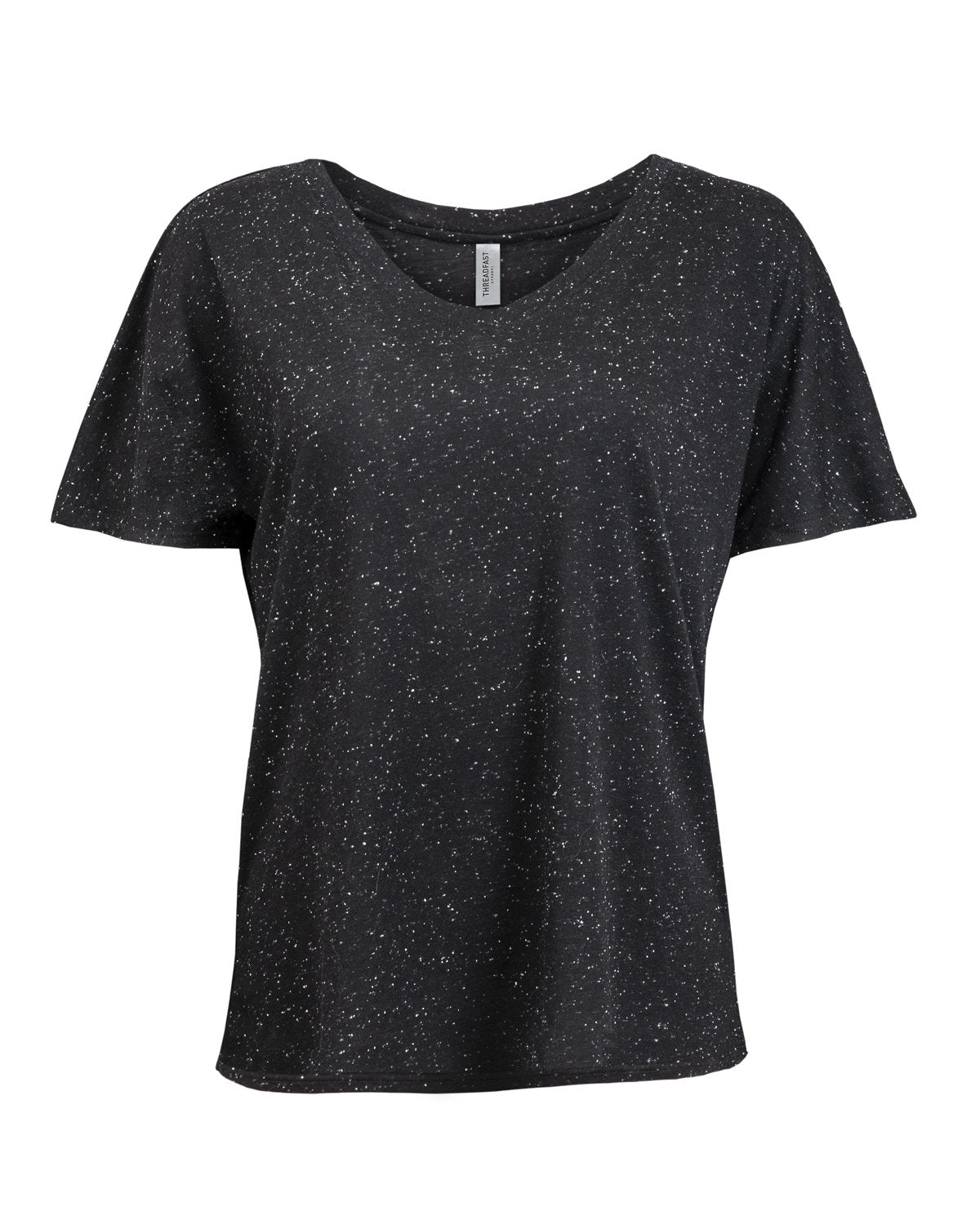 Threadfast Apparel Ladies' Triblend Fleck Short-Sleeve V-Neck T-Shirt Threadfast Apparel