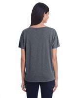 Threadfast Apparel Ladies' Triblend Fleck Short-Sleeve V-Neck T-Shirt Threadfast Apparel