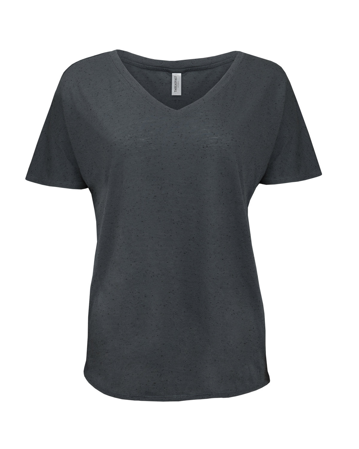 Threadfast Apparel Ladies' Triblend Fleck Short-Sleeve V-Neck T-Shirt Threadfast Apparel