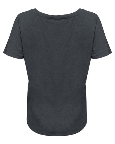 Threadfast Apparel Ladies' Triblend Fleck Short-Sleeve V-Neck T-Shirt