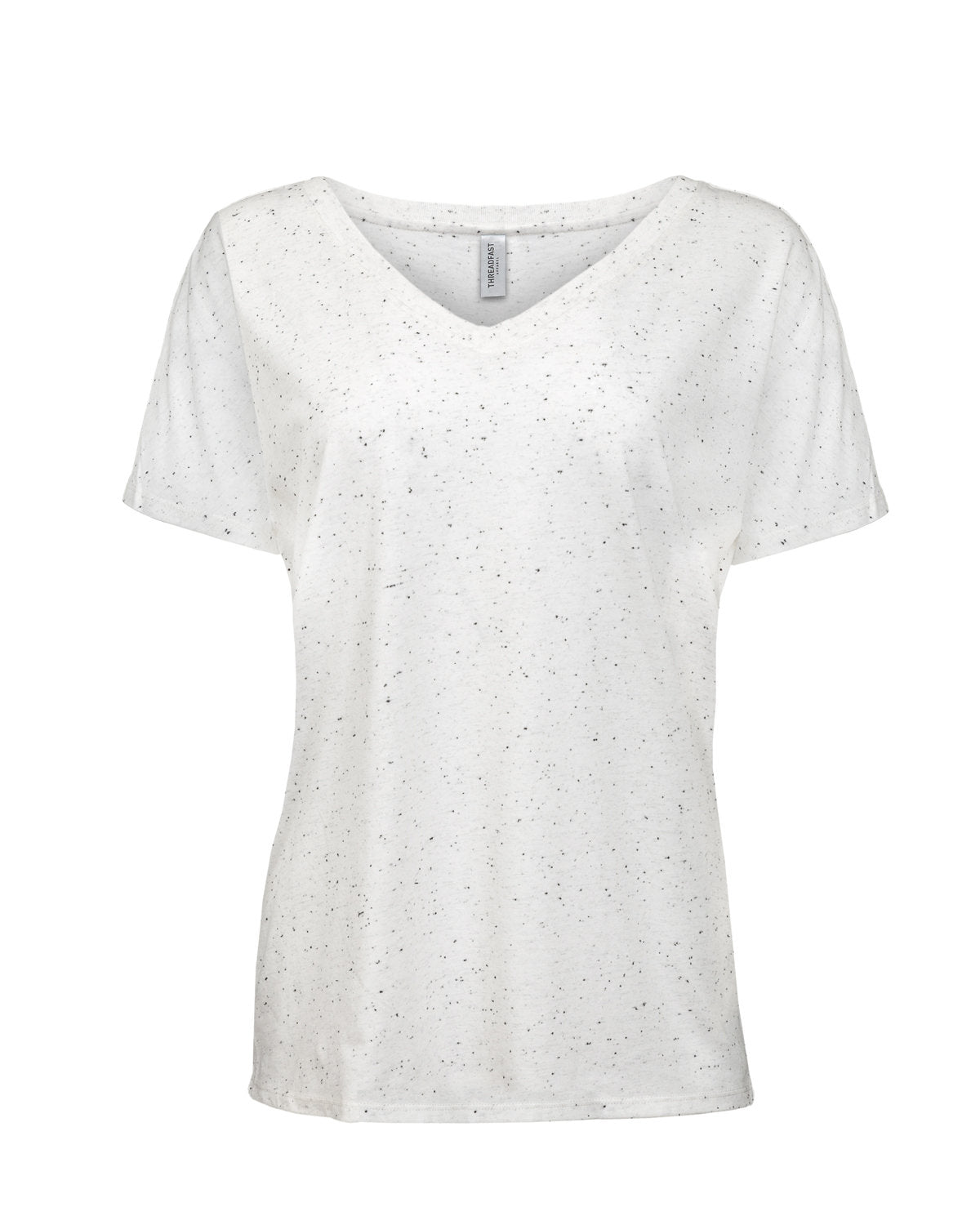 Threadfast Apparel Ladies' Triblend Fleck Short-Sleeve V-Neck T-Shirt Threadfast Apparel