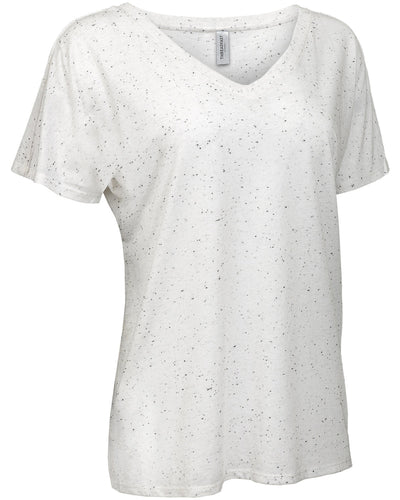 Threadfast Apparel Ladies' Triblend Fleck Short-Sleeve V-Neck T-Shirt