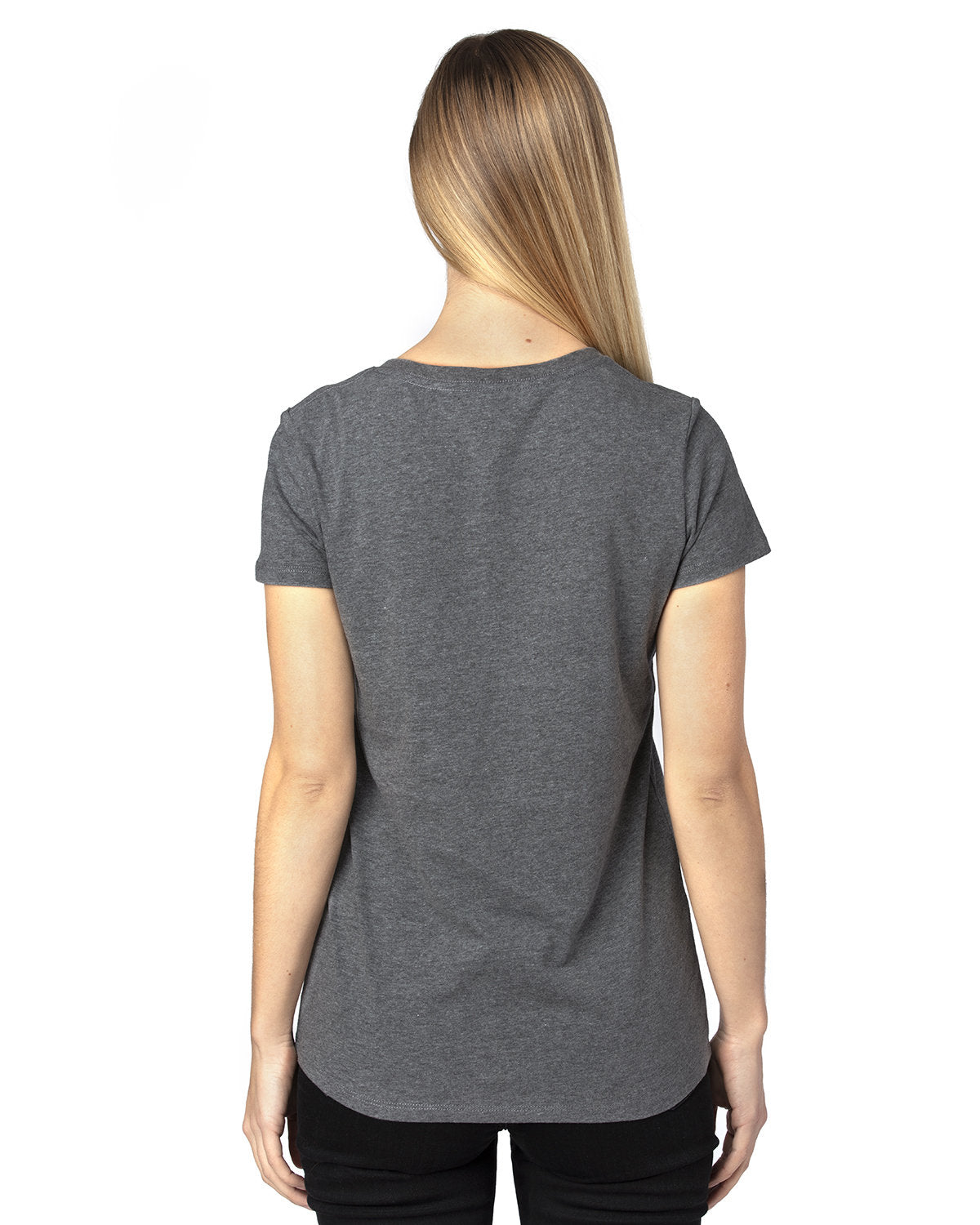 Threadfast Apparel Ladies' Ultimate CVC V-Neck T-Shirt Threadfast Apparel