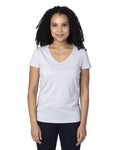 Threadfast Apparel Ladies' Ultimate CVC V-Neck T-Shirt Threadfast Apparel