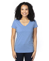 Threadfast Apparel Ladies' Ultimate CVC V-Neck T-Shirt Threadfast Apparel