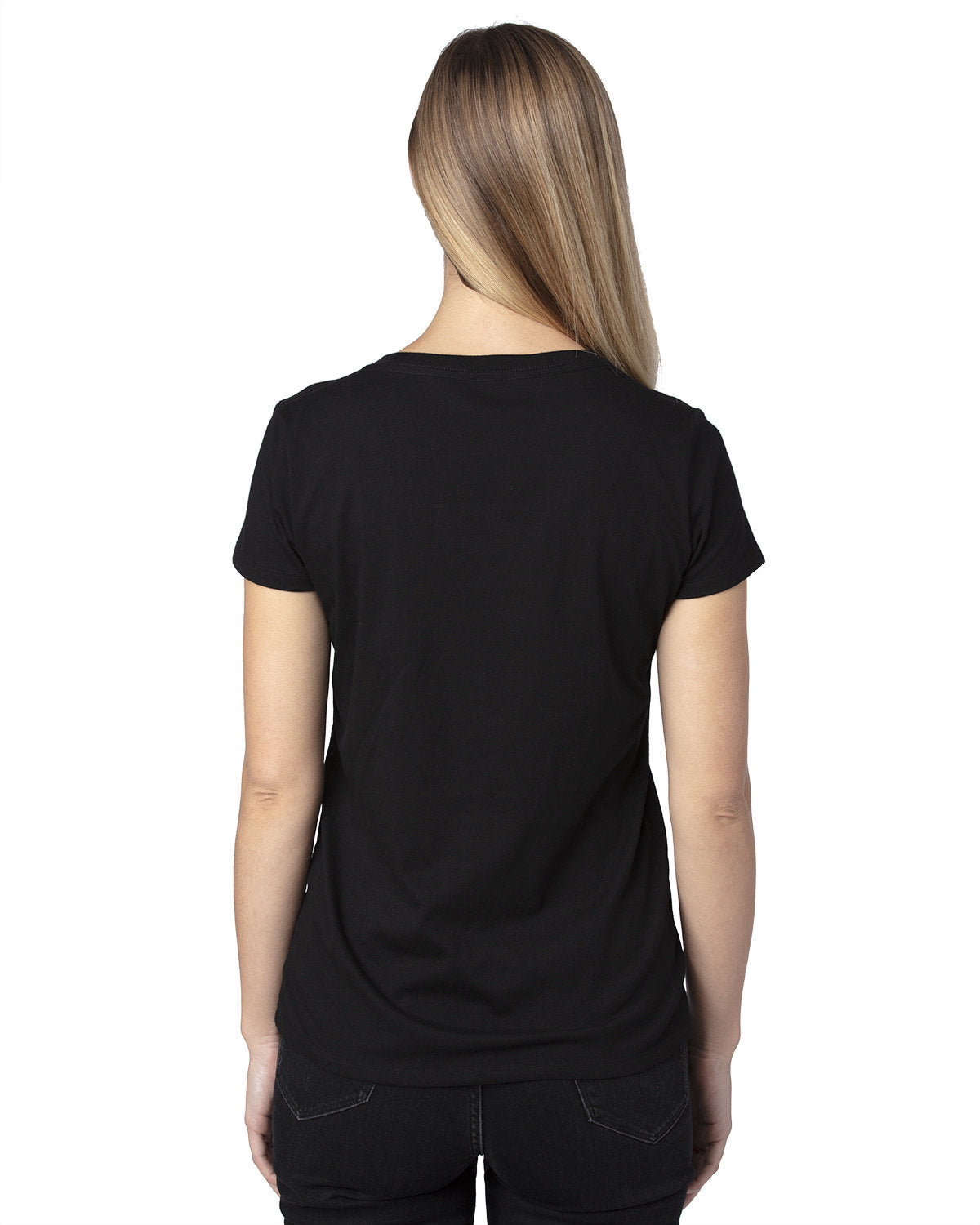 Threadfast Apparel Ladies' Ultimate CVC V-Neck T-Shirt Threadfast Apparel