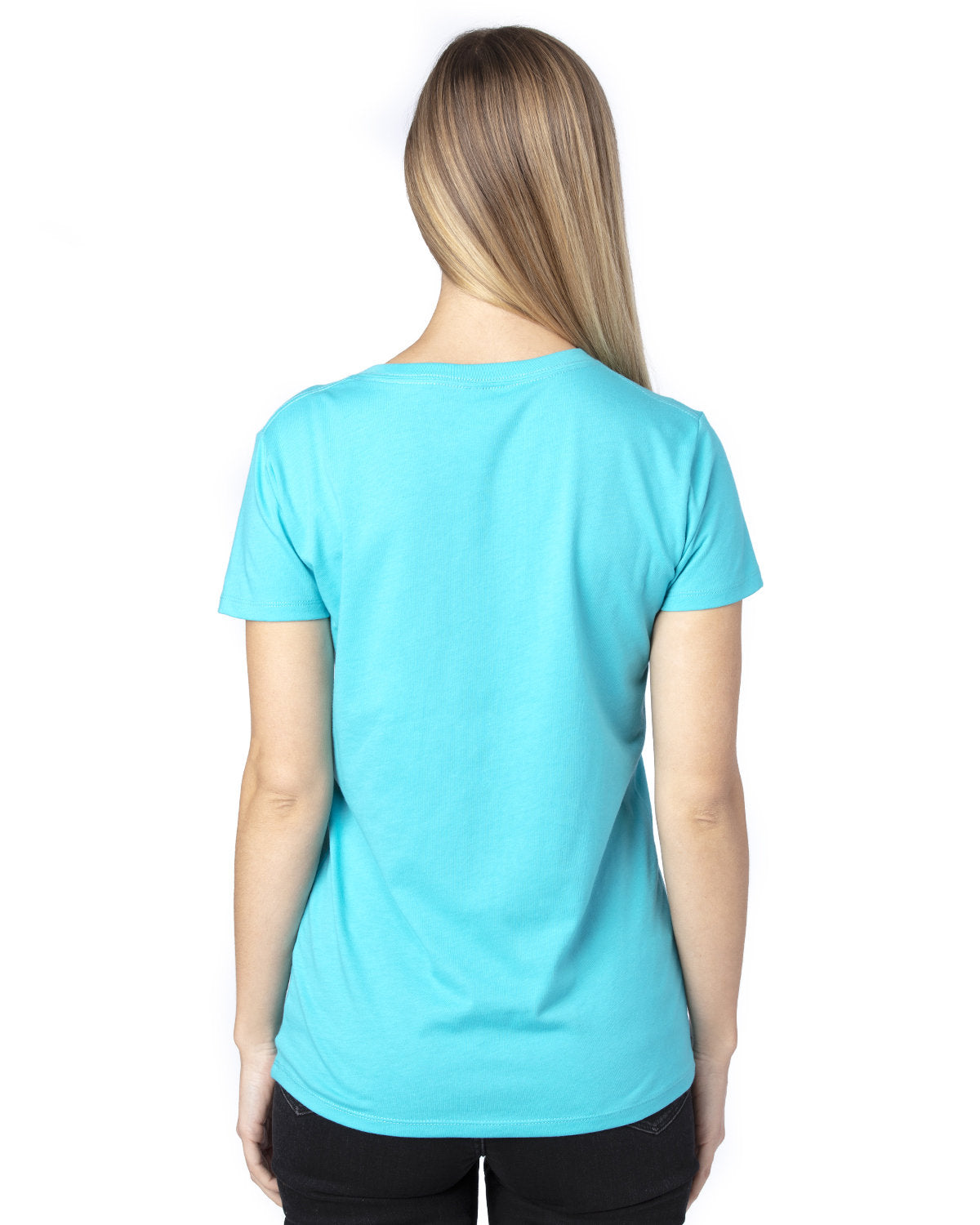 Threadfast Apparel Ladies' Ultimate CVC V-Neck T-Shirt Threadfast Apparel
