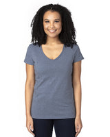 Threadfast Apparel Ladies' Ultimate CVC V-Neck T-Shirt Threadfast Apparel