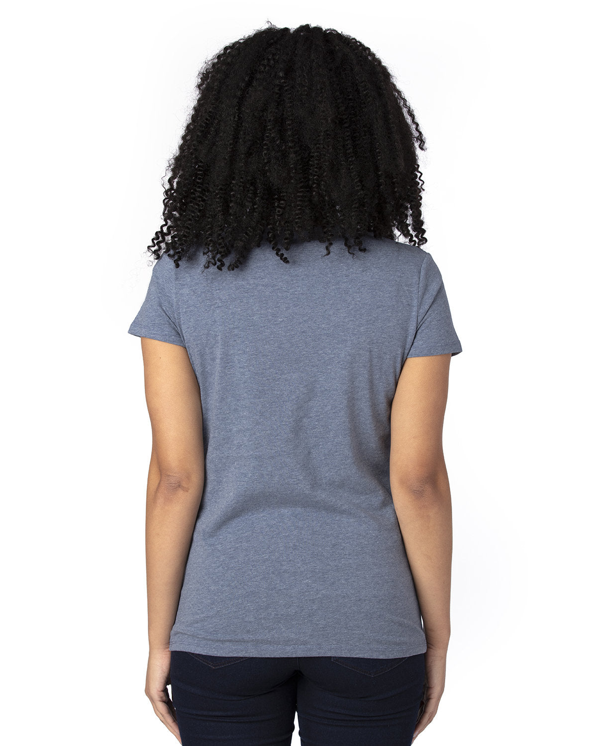 Threadfast Apparel Ladies' Ultimate CVC V-Neck T-Shirt Threadfast Apparel