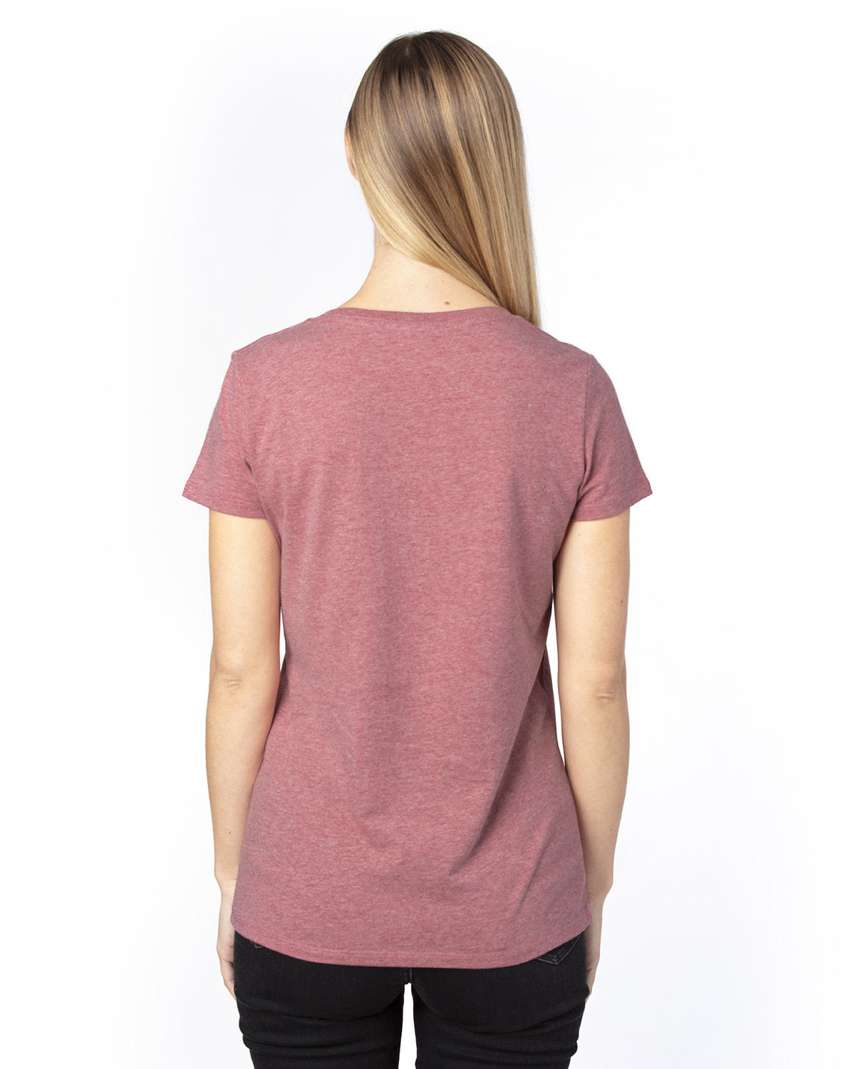 Threadfast Apparel Ladies' Ultimate CVC V-Neck T-Shirt Threadfast Apparel