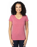 Threadfast Apparel Ladies' Ultimate CVC V-Neck T-Shirt Threadfast Apparel