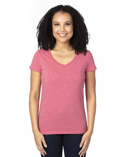 Threadfast Apparel Ladies' Ultimate CVC V-Neck T-Shirt