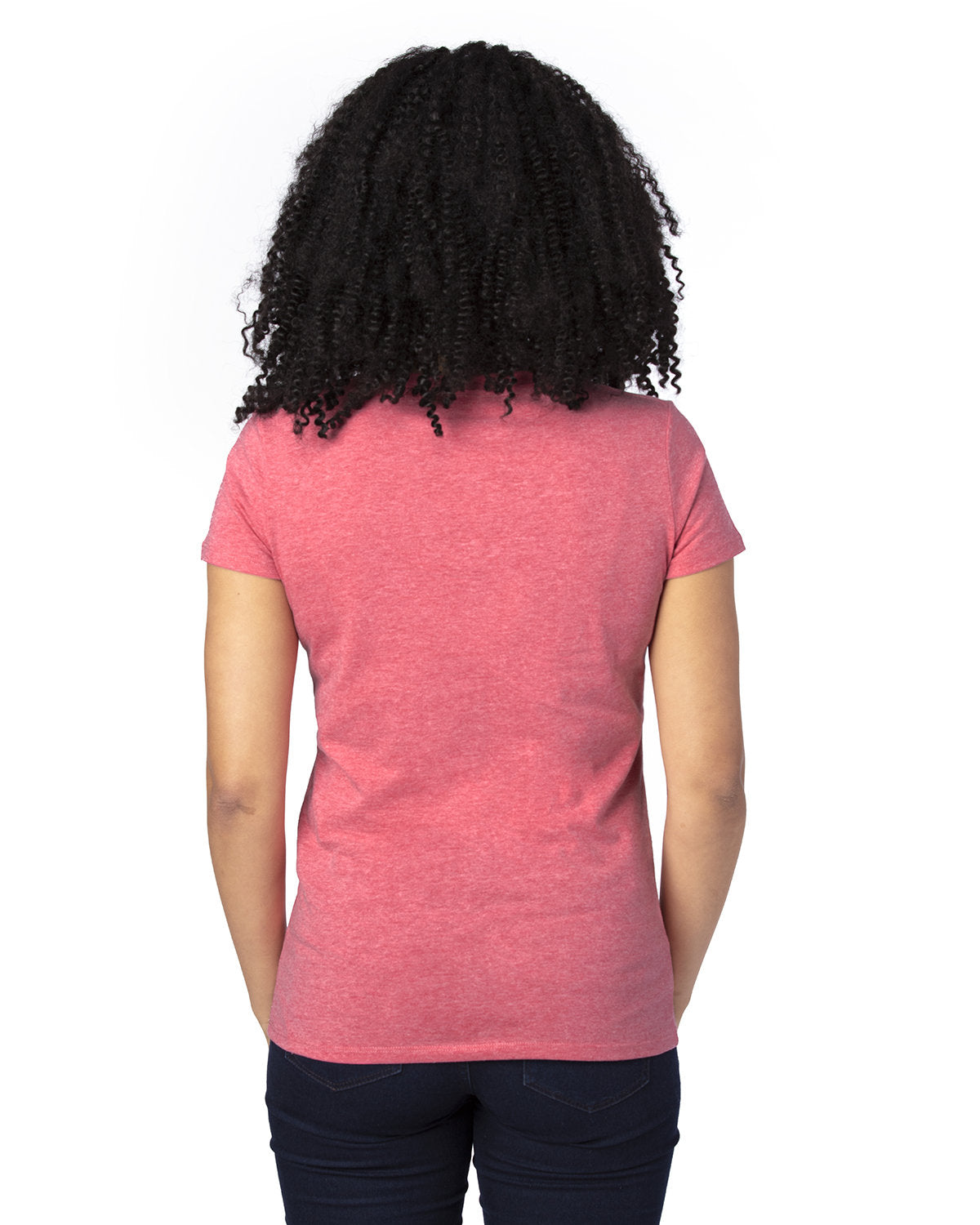 Threadfast Apparel Ladies' Ultimate CVC V-Neck T-Shirt Threadfast Apparel