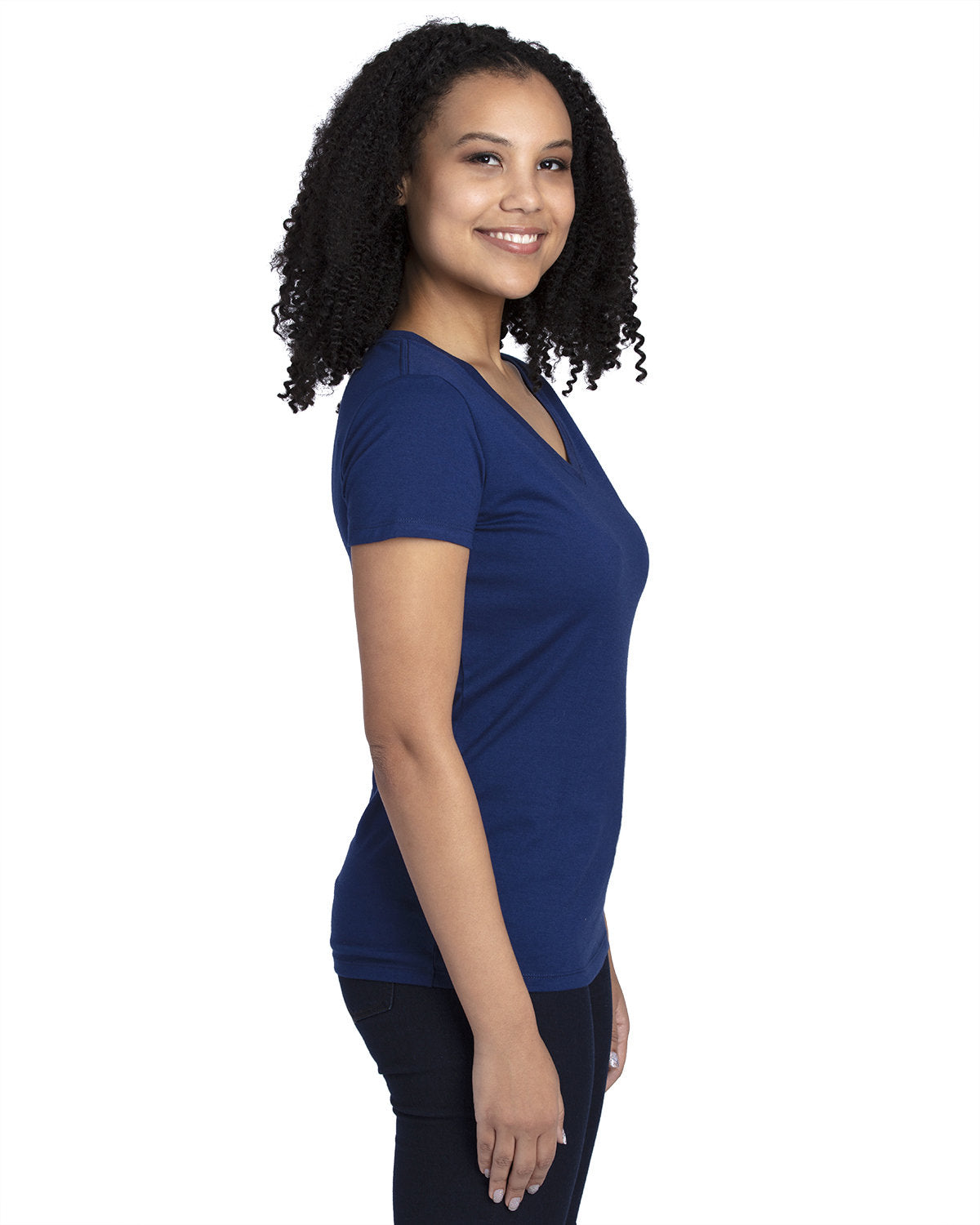 Threadfast Apparel Ladies' Ultimate CVC V-Neck T-Shirt Threadfast Apparel
