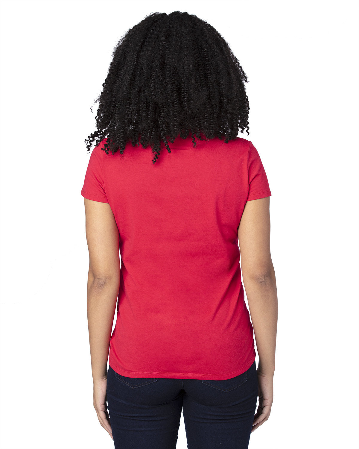 Threadfast Apparel Ladies' Ultimate CVC V-Neck T-Shirt Threadfast Apparel