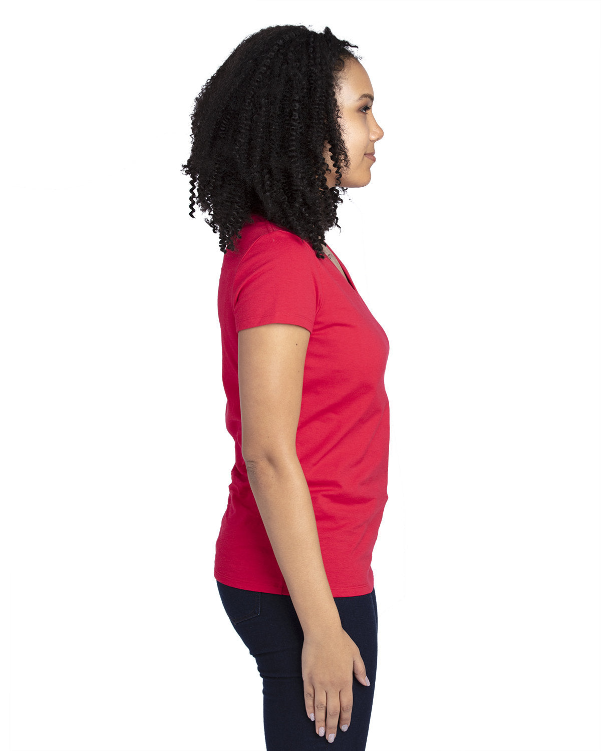 Threadfast Apparel Ladies' Ultimate CVC V-Neck T-Shirt Threadfast Apparel